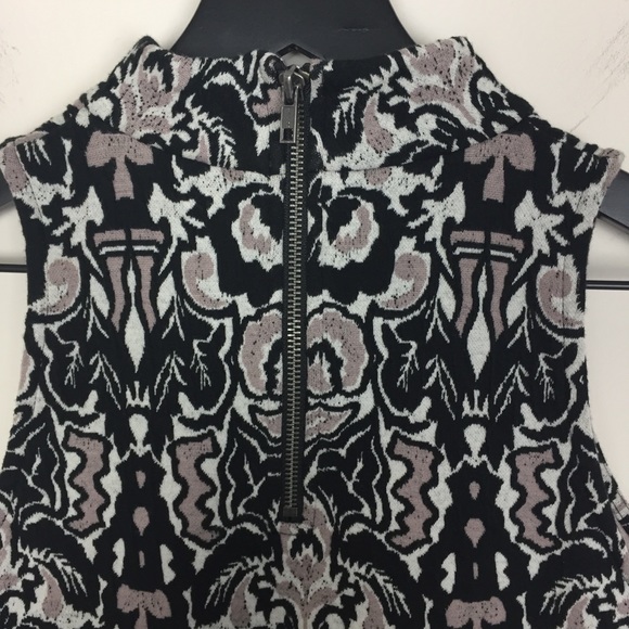 Free People Amelia Mini Dress Black Combo M - Picture 4 of 8